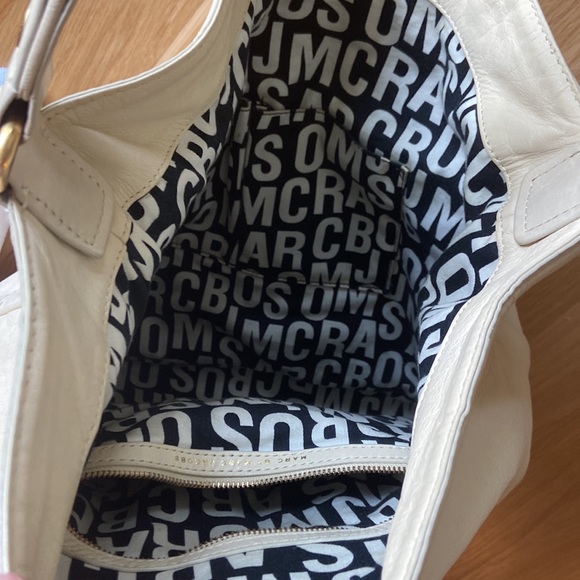 Marc by Marc Jacobs off-white or cream, large, leather handbag, VGUC. - Picture 5 of 10